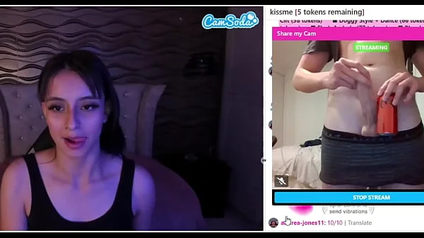 Camgirl shocked by HUGE bwc horse cock
