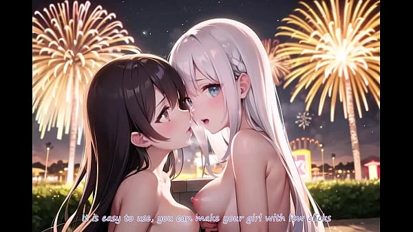 Girls are having fun at the amusement park! (with pussy masturbation ASMR sound!) Uncensored Hentai