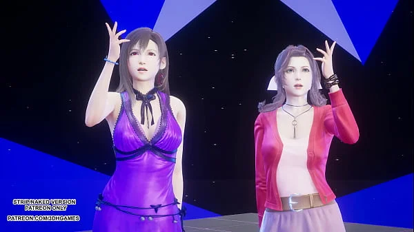 [MMD] TAEYEON - INVU Aerith Tifa Lockhart Hot Kpop Dance Final Fantasy Uncensored Hentai