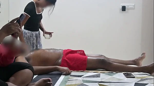threesome massage spa