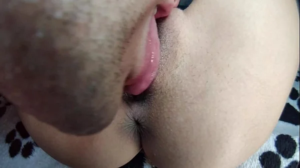 Licked pussy until she cums.Extreme close up 4K