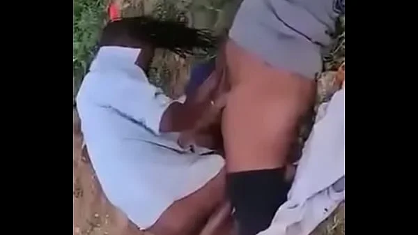 Old couple fucking outdoor in South Africa