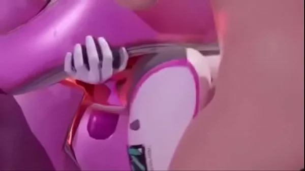 D.va gets stuck in mech and gets fucked