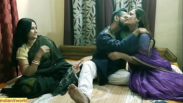 Amazing hot sex..Indian hot bhabhi swaping with Hindi hot family sex