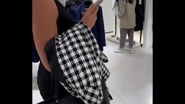 Public Flashing and Quick Fuck in dressing Room